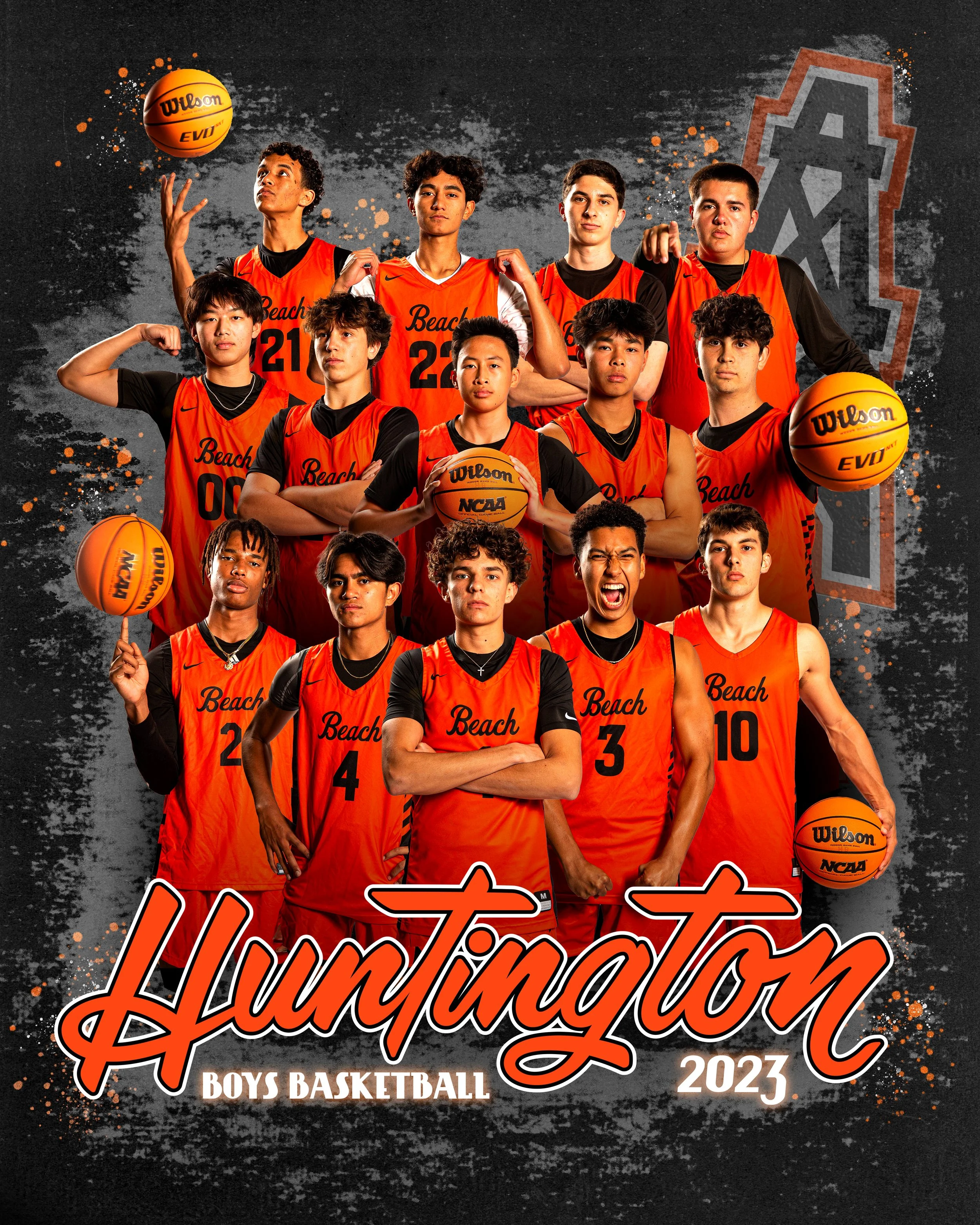 Boys basketball specialty concept.