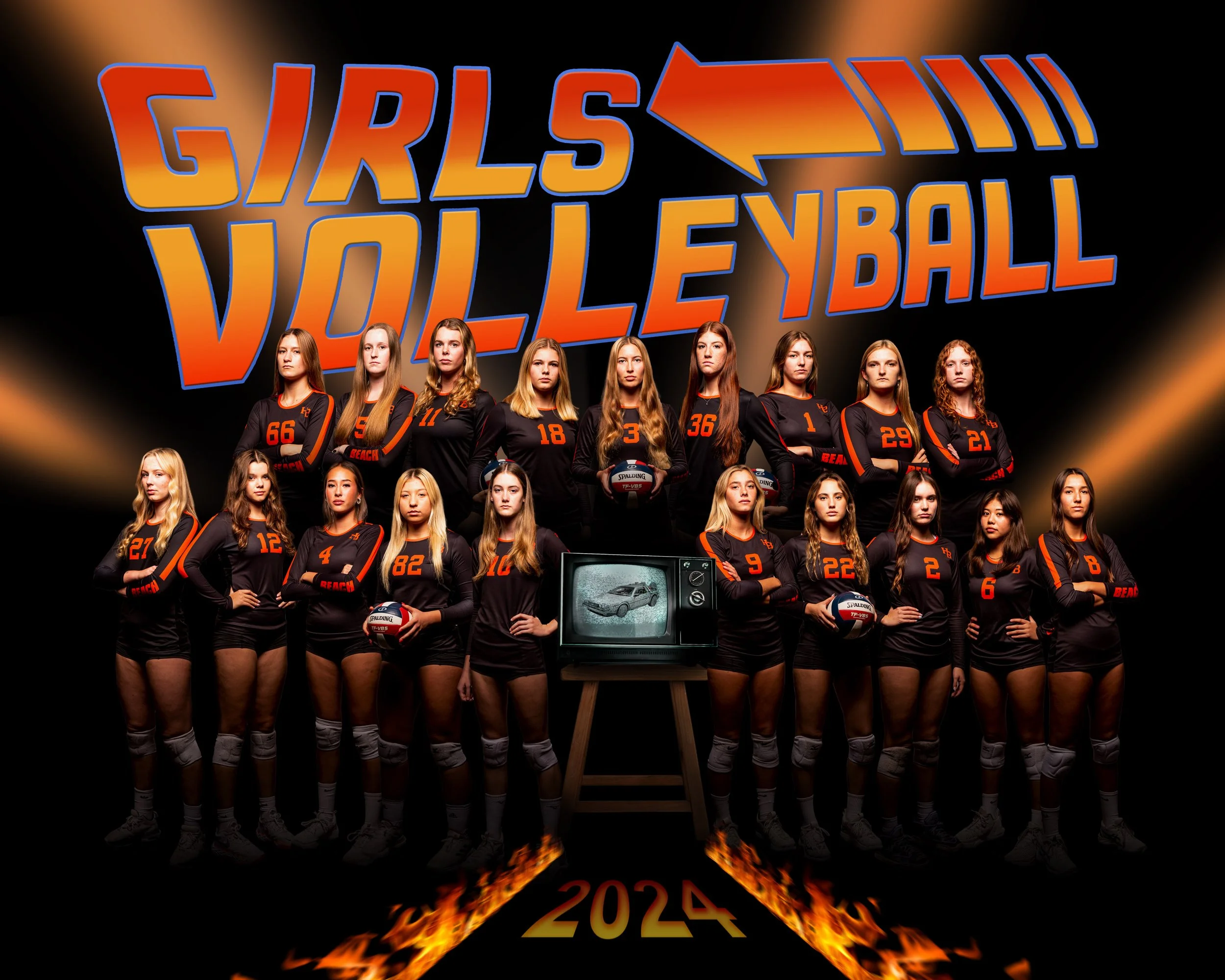 Girls volleyball specialty.