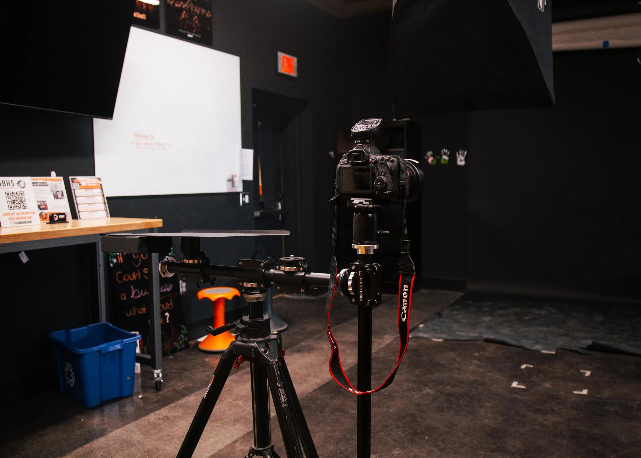Photography setup.